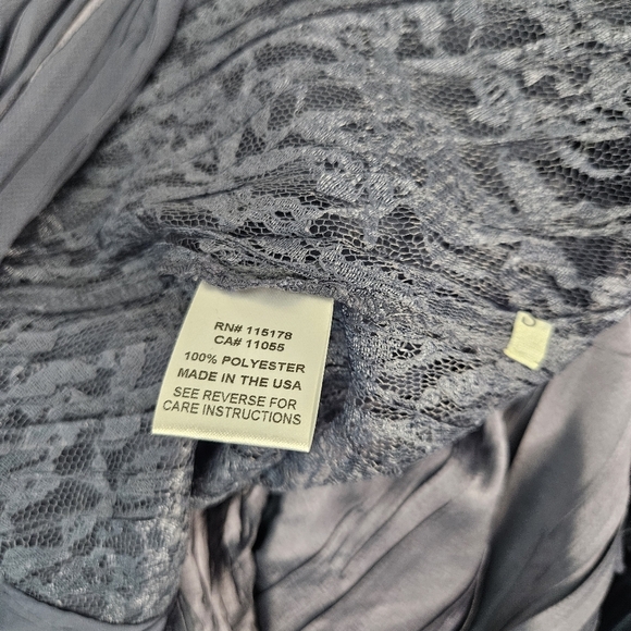 Komarov 2 piece dress and jacket set lavender blue ombré Size Small - Picture 9 of 11